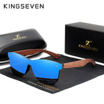 KINGSEVEN  Polarized Wooden Sunglasses